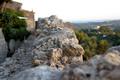 St.Paul de Vence's ramparts and the French riviera beyond