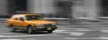 A New York yellow cab, Manhattan 5th avenue